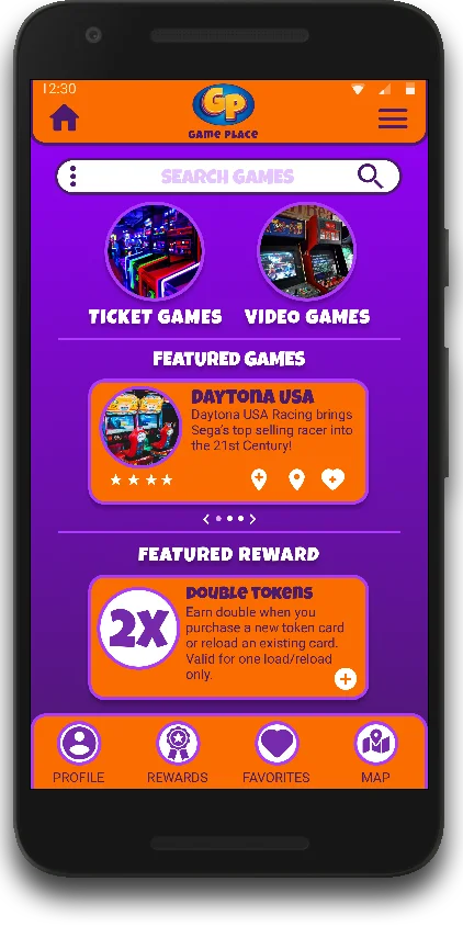 Home Screen Game Place