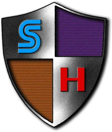 Shield in orange and purple for Free Play Fridays