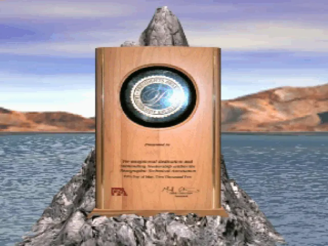 3D render of an FTA award
