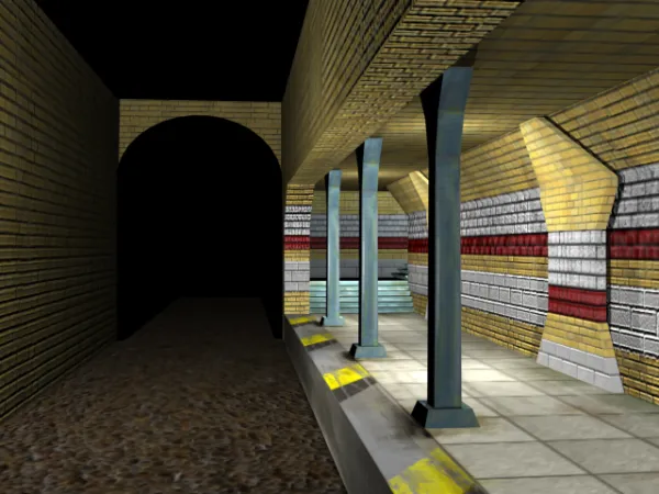 Subway interior render